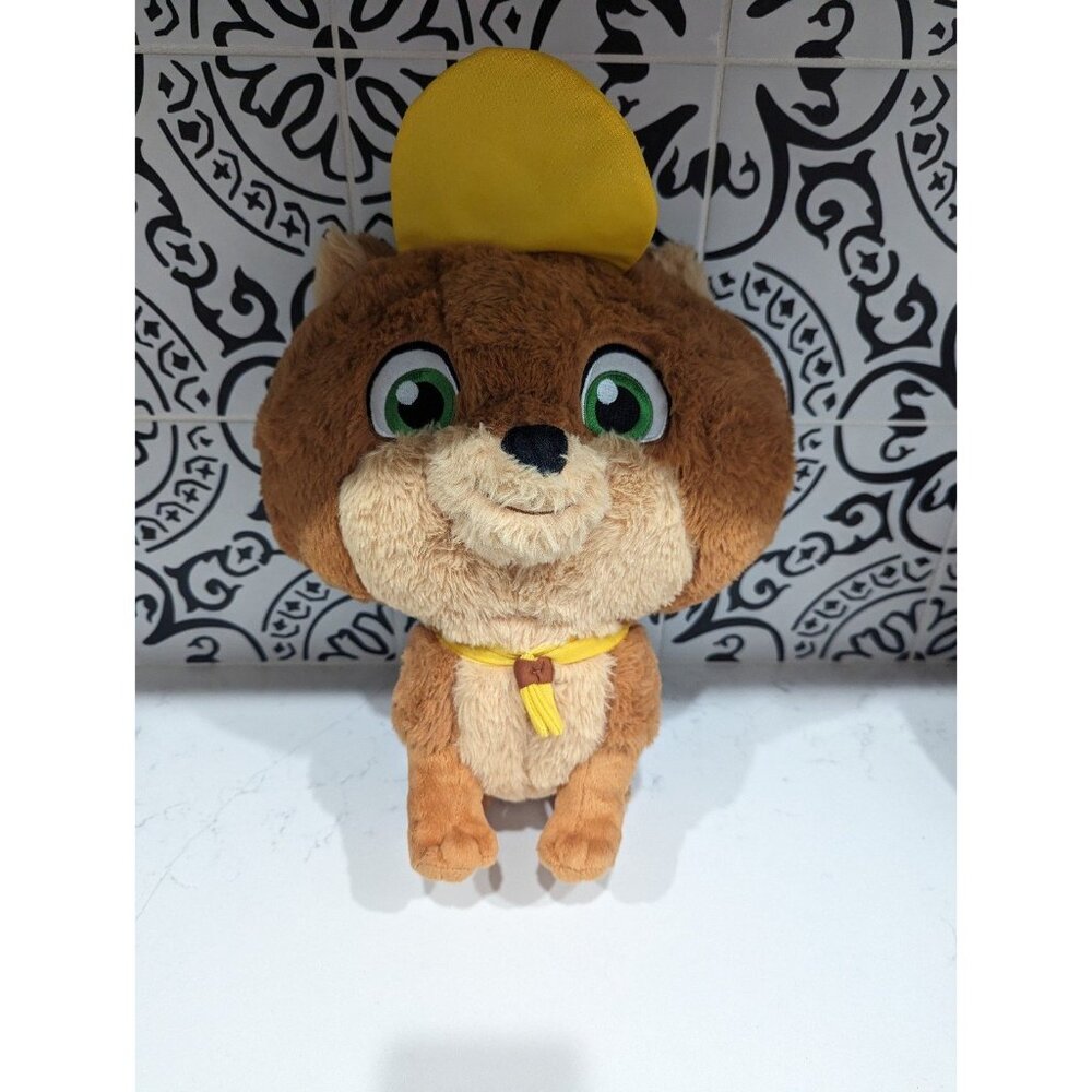 PAW PATROL MIGHTY MOVIE THE ONE AND ONLY Junior Patroller PILLOW YELLOW Plush